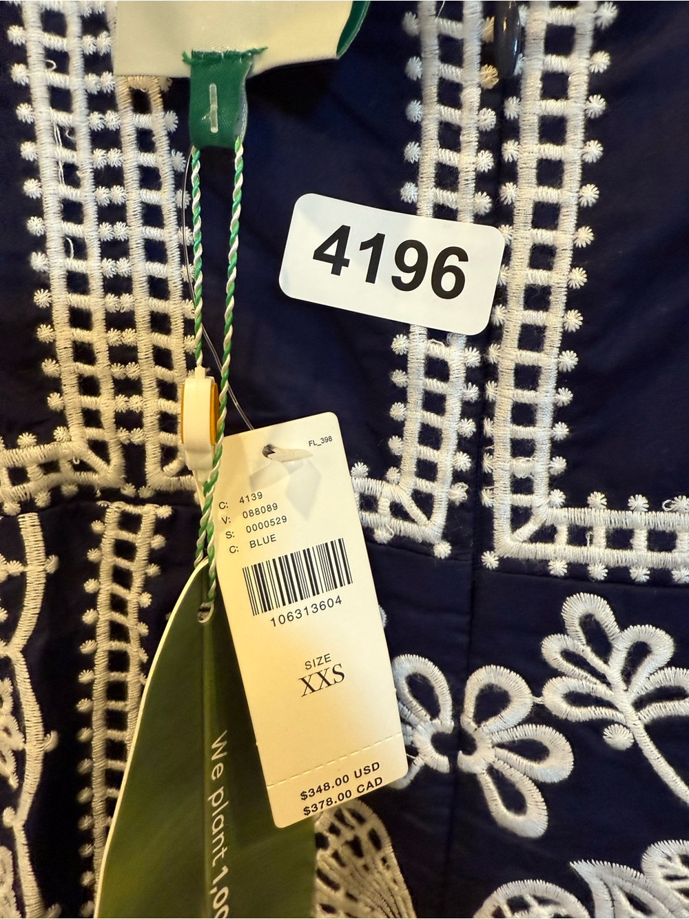 Farm Rio Richelieu Embroidered Midi Dress - Picture 8 of 8